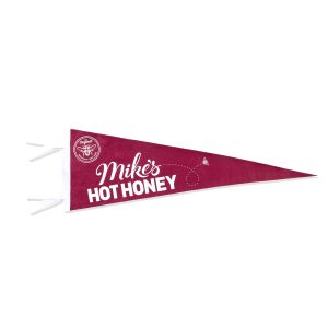 Mike's Hot Honey Burgundy Pennant
