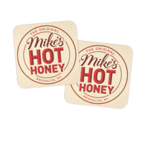 Mike's Hot Honey Cardboard Color Logo Coaster (100ct)
